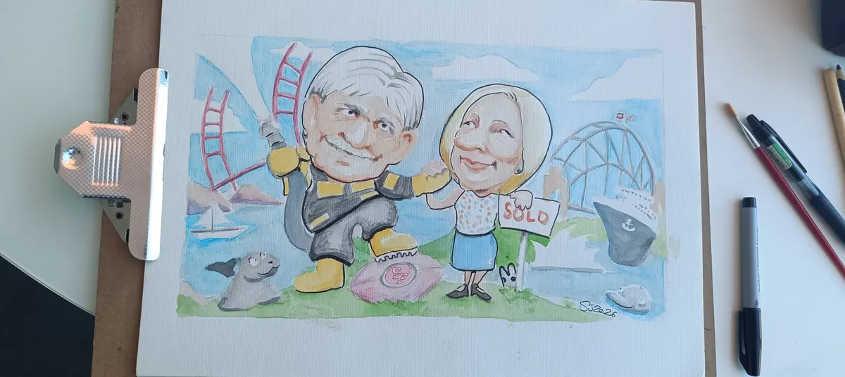 Caricature artwork: IMG20260418162305