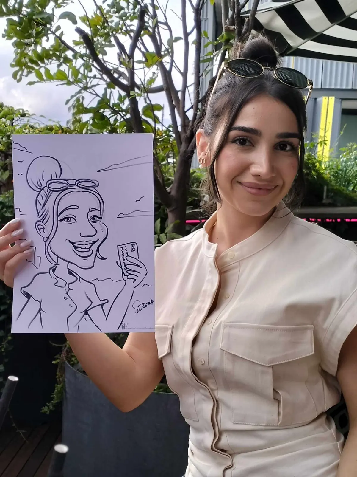 Caricature artwork: Darling Harbor March2024