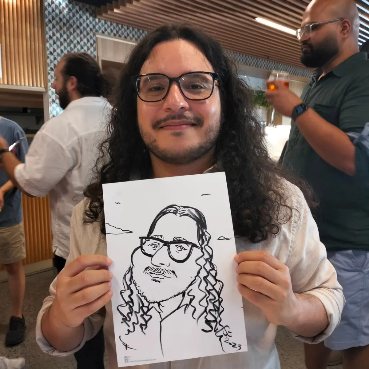 Caricature artwork: dec23 abcdef