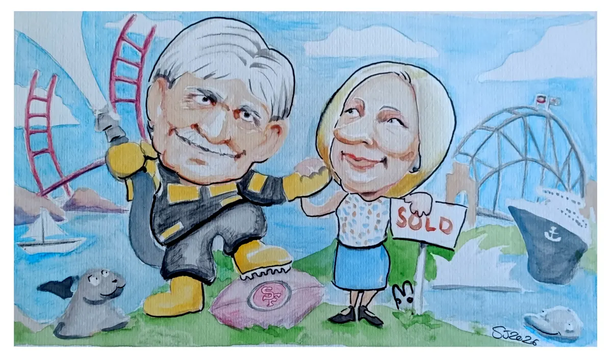 Caricature artwork: Water Colour Caricature