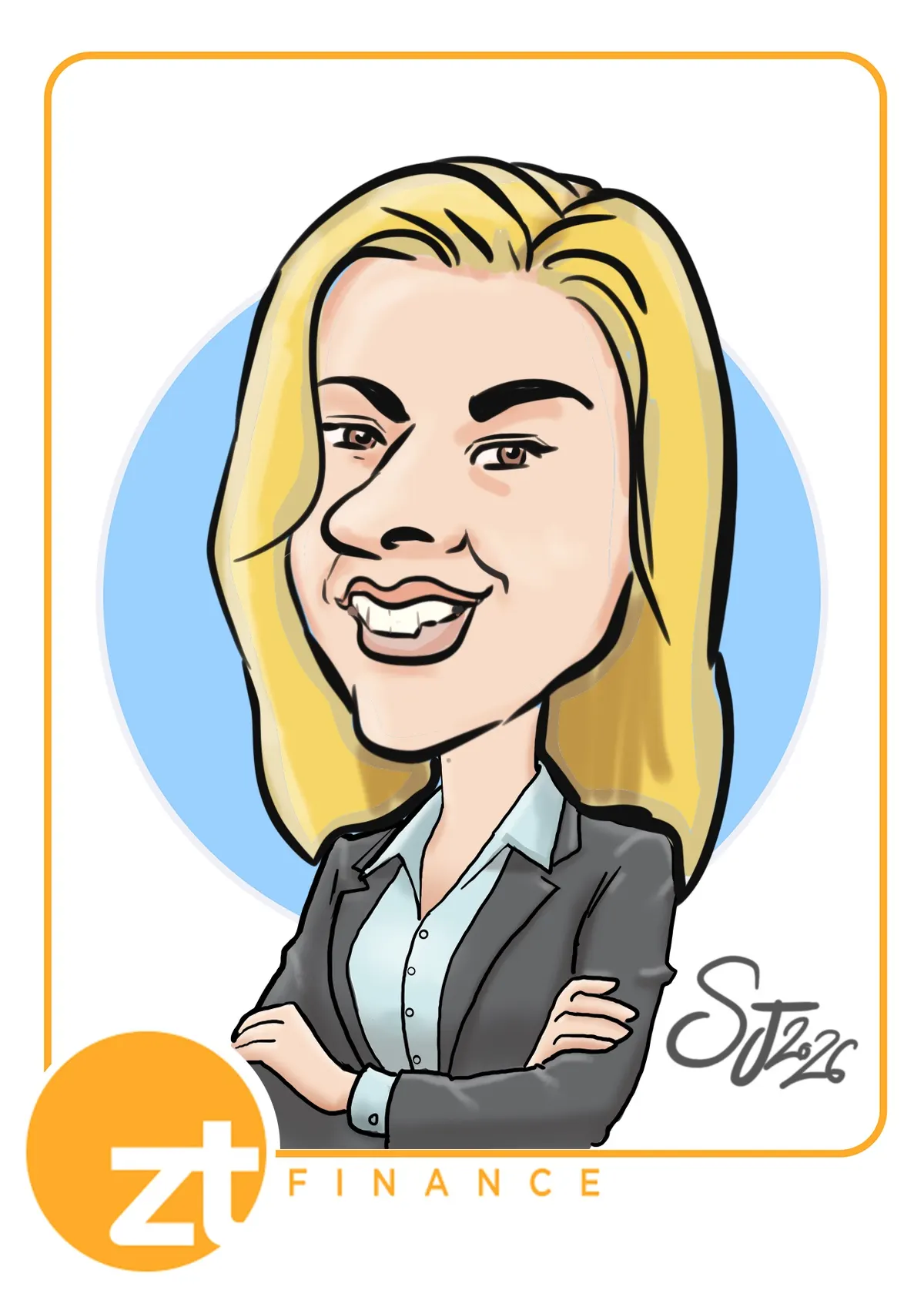 Caricature artwork: Ztfinan2112ce